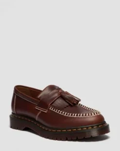Adrian Loafers i Orleans-läder med toffs in Brun