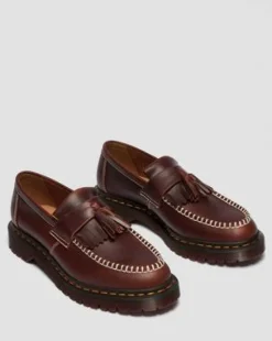 Adrian Loafers i Orleans-läder med toffs in Brun