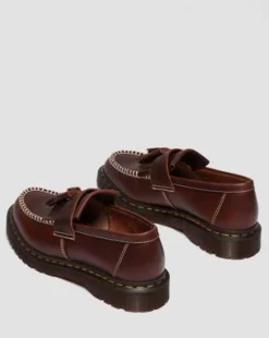 Adrian Loafers i Orleans-läder med toffs in Brun