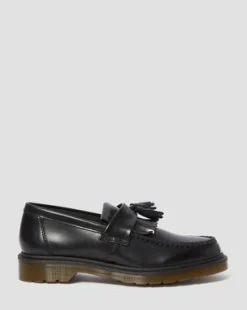 Adrian Smooth läderloafers med tofs in Svart