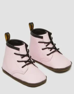 1460 Auburn läderkängor till baby in Pale Pink