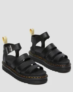 Blaire Felix Rub Off Veganska sandaler med remmar in Svart