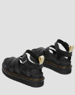 Blaire Felix Rub Off Veganska sandaler med remmar in Svart