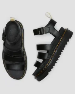 Blaire Felix Rub Off Veganska sandaler med remmar in Svart