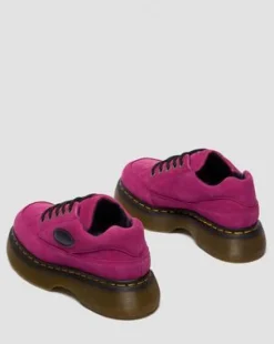 BUZZ 5-EYE MILLED NUBUCK-SKOR in Rosa