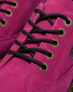 BUZZ 5-EYE MILLED NUBUCK-SKOR in Rosa