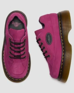 BUZZ 5-EYE MILLED NUBUCK-SKOR in Rosa