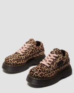 Buzz 5-håls skor med leopardtryck in Leopard