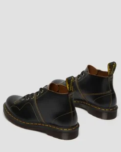 CHURCH LÄDER MONKEY BOOTS in Svart