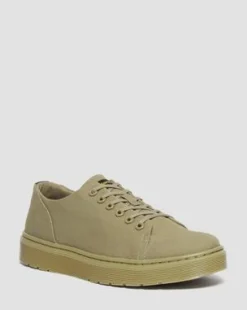 Dante snörskor i canvas in Muted Olive