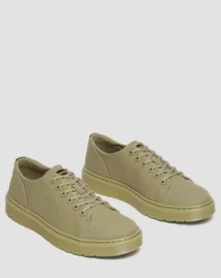 Dante snörskor i canvas in Muted Olive