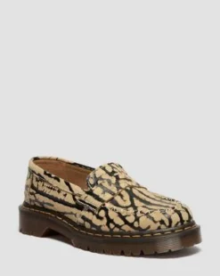 Delapre mockaloafers in Teakbrun & Svart