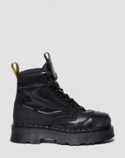 EXOSHIELD XX01 steel toe leather boots in Svart