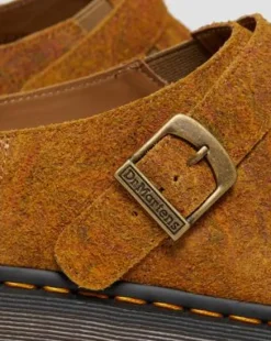 Isham Marbled mockamules med bakre rem in Brown