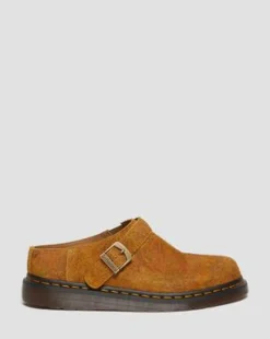 Isham Marbled mockamules med bakre rem in Brown