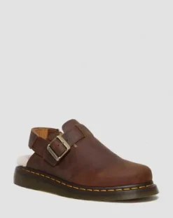 Jorge II fuskpälsfodrade mules in Warm Tan