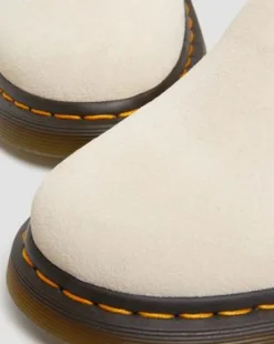 Jorge II Slingback Mules i mocka och läder in Pergament Beige