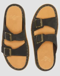 Josef mocka slide sandaler in Svart