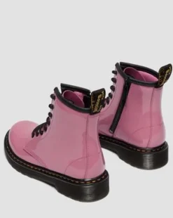 Junior 1460 lackerade Lamper-läderkängor in Dm's Rosa