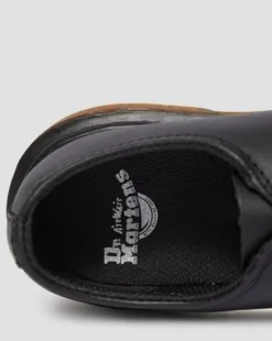 JUNIOR 1461 LEATHER SHOES in Svart