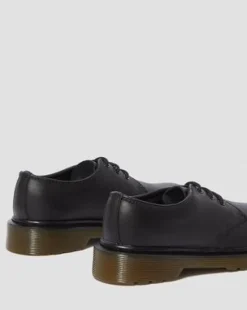 JUNIOR 1461 LEATHER SHOES in Svart