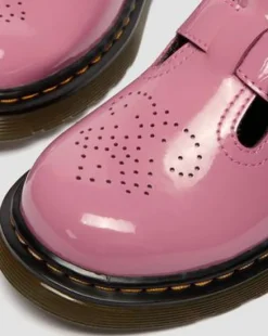 Junior 8065 Mary Jane lackerade Lamper-läderskor in Dm's Rosa