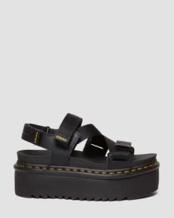 Kimber II Logo Webbing sandaler in Svart