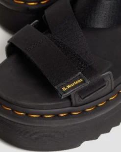Kimber II Logo Webbing sandaler in Svart