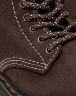 1460-kängor i tumlad Nubuck till småbarn in Mörkbrun