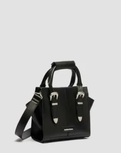 Liten Kiev tote bag i läder in Svart