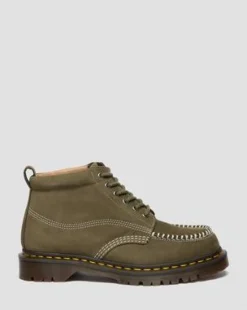 Lowell Chukka-kängor med mocktå i Nubuck-läder in Olivgrön Grön