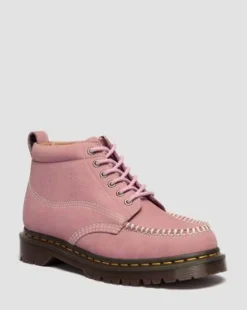 Lowell Chukka-kängor med mocktå i Nubuck-läder in Puderrosa