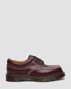 Lowell Moc Toe-skor i läder in Cherry Red