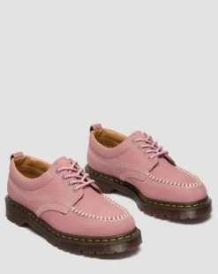 Lowell-skor med mockatå i Nubuck-läder in Puderrosa