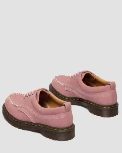 Lowell-skor med mockatå i Nubuck-läder in Puderrosa