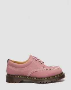 Lowell-skor med mockatå i Nubuck-läder in Puderrosa