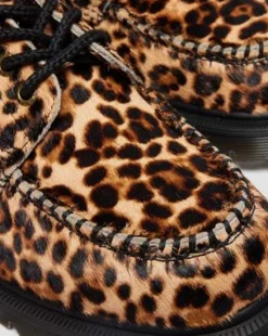 LOWELL-SKOR MED MOCKTÅ I LEOPARDMÖNSTER in Leopard