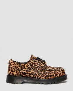 LOWELL-SKOR MED MOCKTÅ I LEOPARDMÖNSTER in Leopard