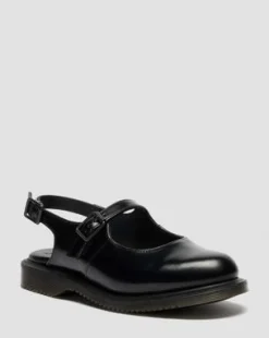 Madaline Mary Jane Slingback-skor i Smooth-läder in Svart