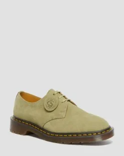 1461 Made in England skor i nubuck in Grön