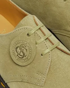 1461 Made in England skor i nubuck in Grön