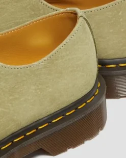 1461 Made in England skor i nubuck in Grön