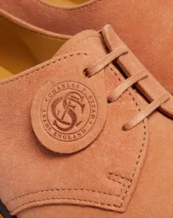 1461 Made in England skor i nubuck in Rosa