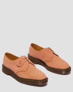 1461 Made in England skor i nubuck in Rosa