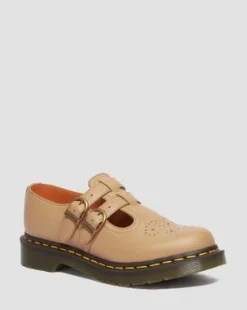 8065 Mary Jane Virginia läderskor in Savannah Tan