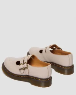 8065 Mary Jane Virginia läderskor in Vintage Taupe