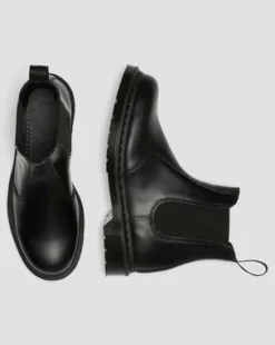 2976 Mono Smooth-läder Chelsea-kängor in Svart