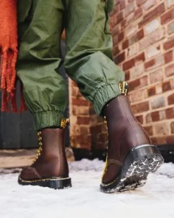 1460 Pascal DM's Wintergrip ankelhöga läderkängor in Brun