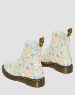 1460 Pascal Floral kängor i återvunnet läder in Cloud Cream