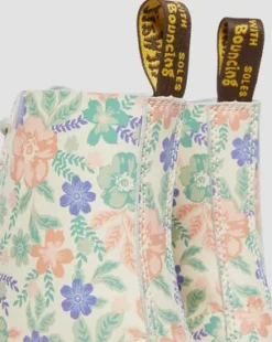 1460 Pascal Floral kängor i återvunnet läder in Cloud Cream